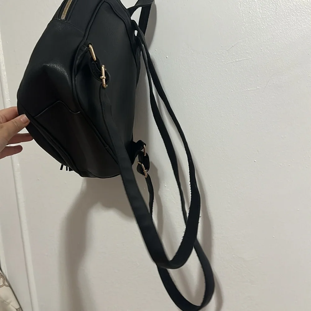 Black Mini Backpack